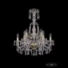 Люстра хрустальная Bohemia 1403/6+3/195/XL-65 G