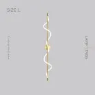 Бра GLORIFY LUX WALL Размер L. Цвет Латунь Lampatron 7703-21599