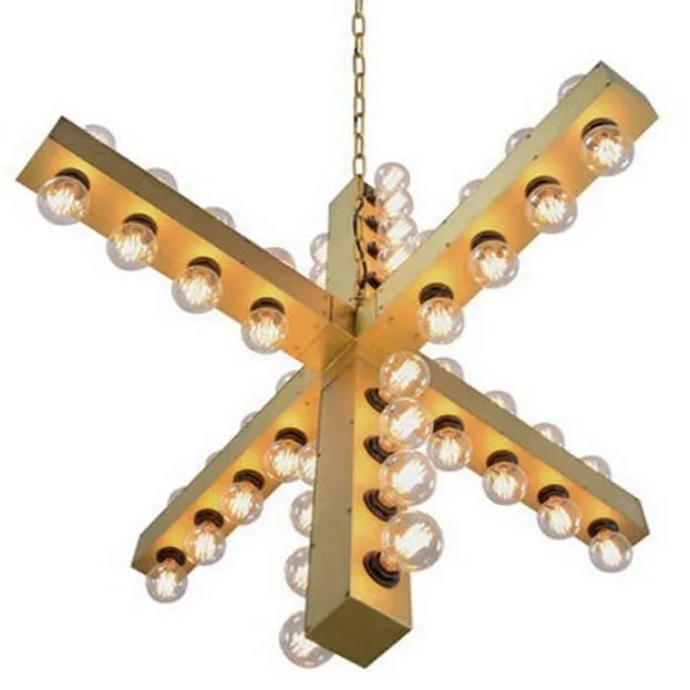 Подвесной светильник Nero Chandelier Gold ImperiumLoft 123494-22 40.349