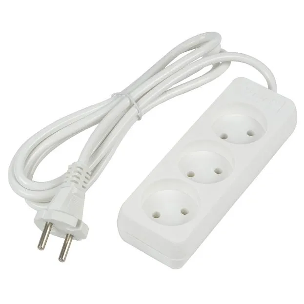 Розеточные блоки, удлинители Uniel S-CU3-1,5 WHITE Ultra
