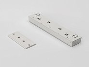 Коннектор прямой для накладных шинопроводов SWG SY-LINK-CN-DS-WH