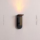 Бра TERES Цвет Черный + Латунь Lampatron teres-black 6981-19218