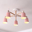 Потолочная люстра VARDA 5 lamps Pink ImperiumLoft 208252-26 VARDA01
