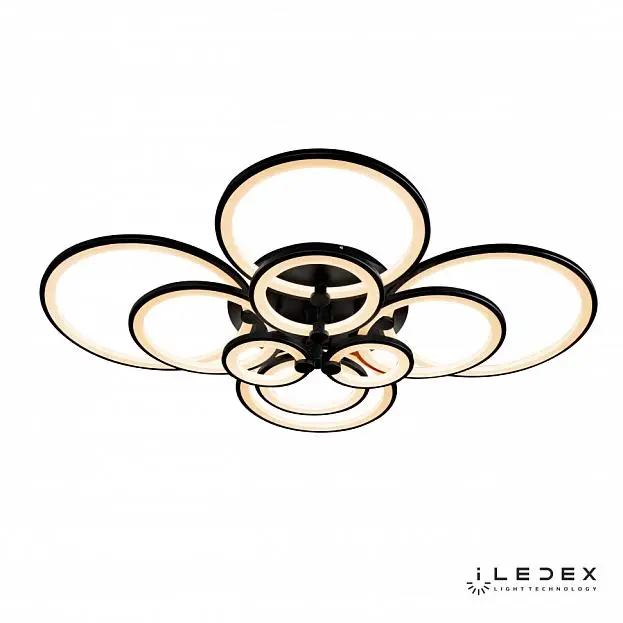 Потолочная люстра iLedex Ring A001/10 BK Потолочная люстра iLedex Ring A001/10 BK