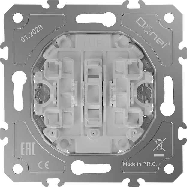 Механизм выключателя В3 (простого),трехклавишного, быстрозажимные контакты, 16 A 250 В~, Donel DO28300 DB