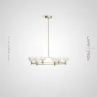 Кольцевые люстры и светильники FRANCOIS Цвет Латунь Lampatron 7287-20088