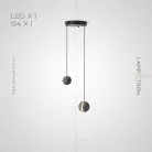 Готовая комбинация светильников PALDIS COMBO 2 лампы. Диск Lampatron paldis-combo-2-disk 5184-13239