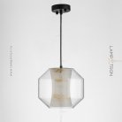 Подвесной светильник INIS Модель A. Стекло + Мрамор. Lampatron 2579-6035