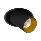 Встраиваемый поворотный светодиодный светильник Ledron EVA DANNY MINI Black-Gold