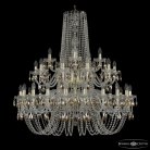 Люстра хрустальная Bohemia Ivele Crystal  1409/20+10+5/400/2d G K721