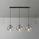 Готовая комбинация светильников FOCUS TRIO Цвет Дымчатый. Планка Lampatron 6051-16153