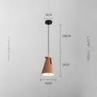 Подвесной светильник MAIT Цвет оранжевый крапчатый. Lampatron mait-orange 2926-6980