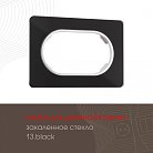 Рамка для двойной розетки 502.13-double.black Arte Milano am