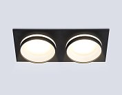 Встраиваемый светильник Ambrella light TN30712/2 BK черный GU5.3/2 182*92*36
