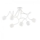 Потолочная люстра Ideal Lux 174921 OCTOPUS PL6 BIANCO
