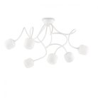 Потолочная люстра Ideal Lux 174921 OCTOPUS PL6 BIANCO