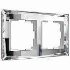 Рамка на 2 поста Werkel W0021220 (зеркальный) a051015 Diamant