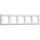 Рамка на 5 постов Werkel W0051801 (белый) a050911 Stark