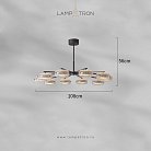 Люстра EILERT CH 10 плафонов Lampatron eilert-ch-10 9052-25770