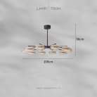 Люстра EILERT CH 10 плафонов Lampatron eilert-ch-10 9052-25770