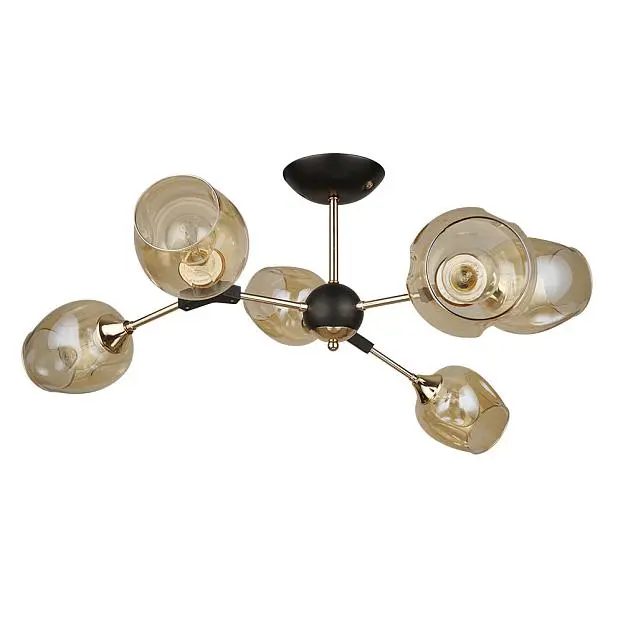 Люстра на штанге Arte Lamp A4211PL-6BK SEPPIA Люстра на штанге Arte Lamp A4211PL-6BK SEPPIA