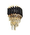 Настенный светильник Lumina Deco LDW 6003-2 BK+F.GD Funneli