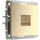 Розетка Werkel W1181010 Ethernet RJ-45 (шампань рифленый) a051424