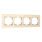 Рамка из стекла на 4 поста Werkel W0042443 Elite айвори a057885