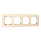 Рамка из стекла на 4 поста Werkel W0042443 Elite айвори a057885