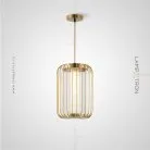 Подвесной светильник MIGHT Размер M. Цвет Латунь Lampatron 5270-13507