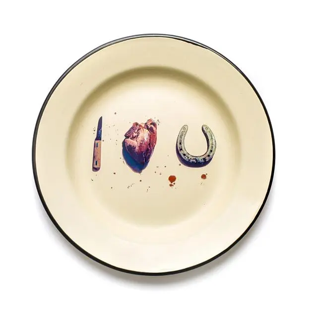 Тарелка Seletti 16837 Toiletpaper Enamel