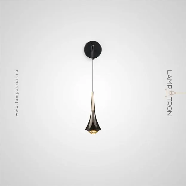 Бра CAI WALL Цвет Черный. Теплый свет Lampatron cai-wall-black-warm 7392-20413 Бра CAI WALL Цвет Черный. Теплый свет Lampatron cai-wall-black-warm 7392-20413