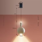 Подвесной светильник TOFT ORB Цвет Бежево-серый Lampatron 8264-23089