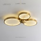 Потолочный светильник UTICA 3 плафона Lampatron 4696-11879