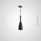 Подвесной светильник DALBY WOOD Темное Дерево. Лавовый Камень Lampatron f-dalby-wood-dark-l 7128-19576