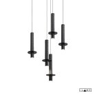 Подвесной светильник iLamp 10704P/1-D150 BK-GR Lofty