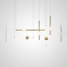 Подвесной светильник WAND COMBO Lampatron 8627-24096