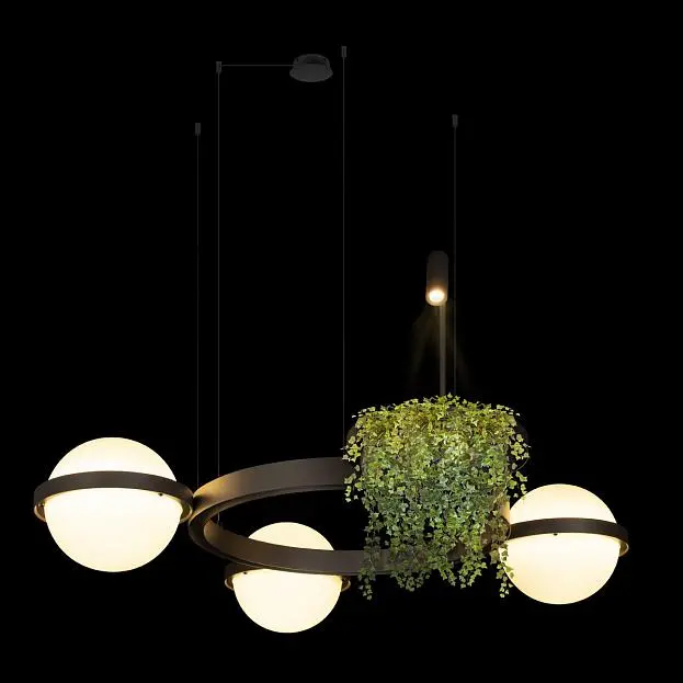 Подвесной светильник Loft IT 10121/3 Dark grey Jardin