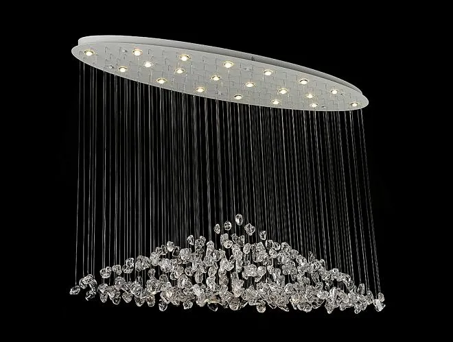 Люстра Newport 8230/140 С oval white clear