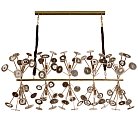 Подвесная люстра Burst Chandelier Natural Agate Line ImperiumLoft 84557-22 40.1886