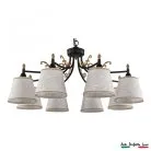 Люстра с абажурами Arte Perfetto Luce APL2235646/8 BK+MGD