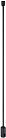 Стойка с одиночным фиксатором Donolux Single Stand H700 B DL20224,D30xH700 мм,черный Code 1.2