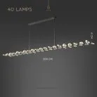 Реечный, рядный светильник GLORIOLE LINE 40 LED Lampatron gloriole-line-40 9128-26004