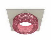 Комплект встраиваемого светильника с композитным хрусталем Ambrella light XC7633022 Techno