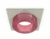 Комплект встраиваемого светильника с композитным хрусталем Ambrella light XC7633022 Techno