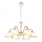 Люстра с плафонами Arte Milano 349737/6 WT+G AM349737