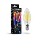 Светодиодная лампа Voltega 7153 Crystal Candle 7W 4000K E14 CRI97 VG10-C35E14cold7W-FHR