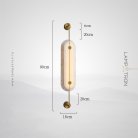 Бра PHEBE TALL Размер S. Цвет латунь Lampatron f-phebe-tall-s-brass 8961-25355
