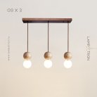 Готовая комбинация светильников LILLA S COMBO 3 лампы. Планка Lampatron 7395-20423
