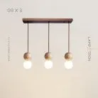 Готовая комбинация светильников LILLA S COMBO 3 лампы. Планка Lampatron 7395-20423